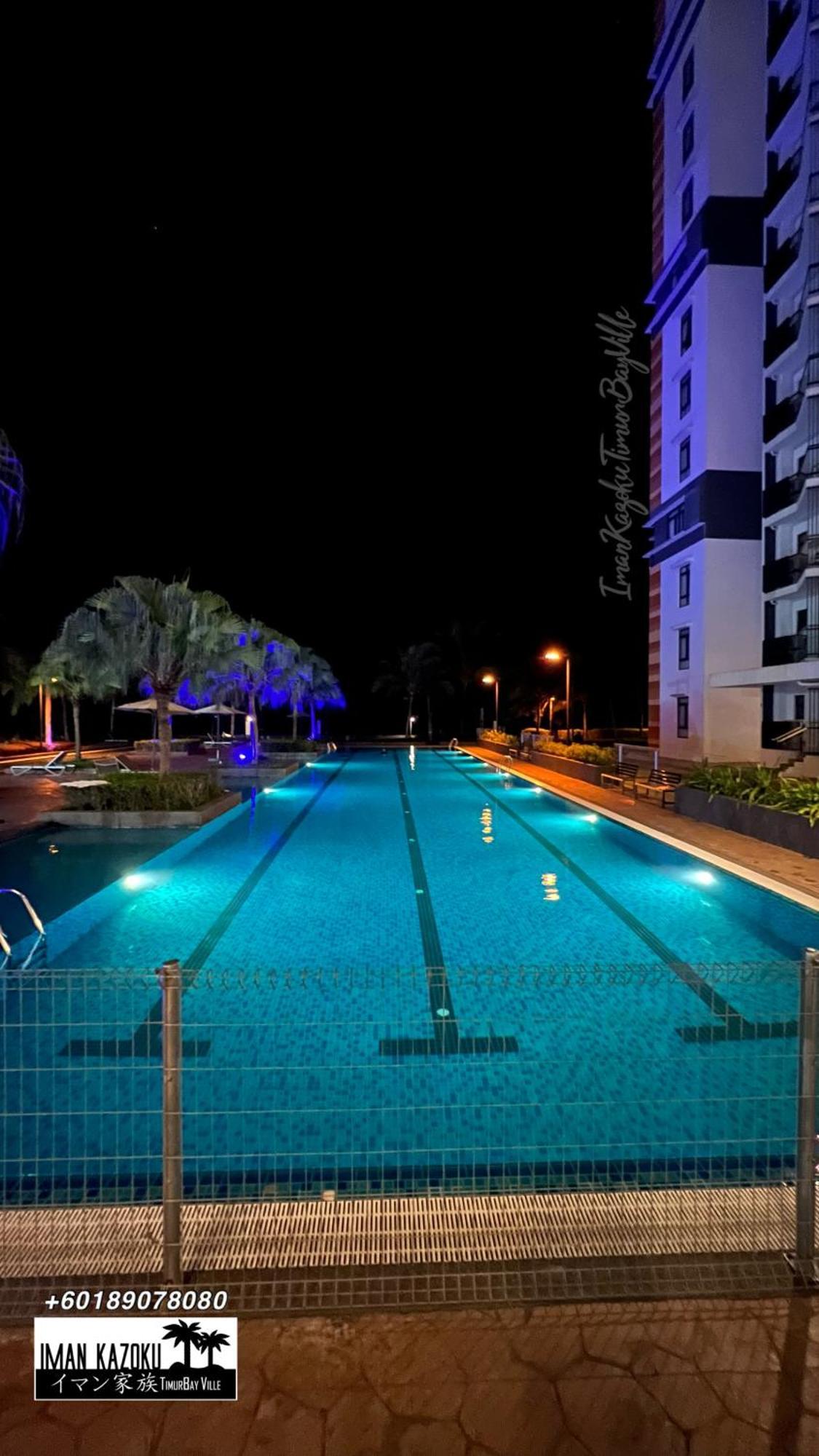 Sea View & Pool View & Wifi & Netflix At Iman Kazoku Timurbay Ville Studio 2Bdr Kuantan Buitenkant foto